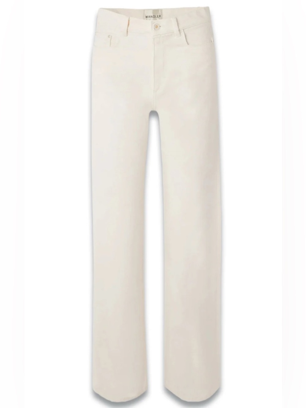 Wandler Cream Straight-Leg Jeans - Picture 2 of 2